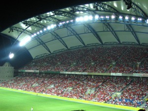 What the Algarve stadium would look like with a full capacity of Gibraltar fans